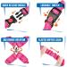 Slowton Double Strapping Dog Car Seat Belt - 2-in-1 Durable Elastic Design for Medium Dogs | Pink Fluorescent | Rotatable Stainless Steel Carabiner for Safe Travel - Buy Online on GoSupps.com