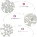 COHEALI 150 Pcs Diy Accessories Head Band Headband Diy Material Headdress Making Materials Supplies Flash Whitex3pcs 1.6X1.5X0.5CMx3pcs - Buy Online on GoSupps.com