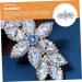 Mikinona Rhinestone Hair Clip Hair Accessories for Women Rhinestones Hair Barrette Diamonds Hair Accessories Rhinestones Hair Accessories Hair Tools for Styling Rhinestones Hairpin - Buy Online on GoSupps.com