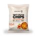 Body & Fit Smart Protein Chips - Protein Snack Soy and Potato Chips 12 Bags (Barbecue)