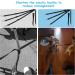 3 Way Reflective Dog Leash Handle for Walking Three Dogs - Adjustable Triple Coupler Traction Rope - Padded and Detachable - Black - Buy Online on GoSupps.com