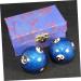 Frcolor 3-Pack Hand Massage Balls - Jade Baoding Balls for Fitness & Relaxation | Red & Blue Gym Massage Balls for Health | Durable Asian Exercise Stress Relief - Buy Online on GoSupps.com