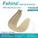 FSHINE Balayage Real Hair Tape-In Extensions - 40cm 50g Seamless Skin Weft Ombre Blonde #18/26/60 - 20 Pieces - Premium Remy Hair Extensions - Buy Online on GoSupps.com