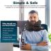 Cervical Neck Traction Device - Portable Neck Stretcher for Pain Relief at Home - Dark Gray - Buy Online on GoSupps.com