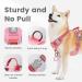 Pawaii Dog Harness for Small Dogs - Pink Adjustable Padded Reflective & Breathable with Handle - Anti-Drawing Design (Size S: 43cm-55cm) - Buy Online on GoSupps.com