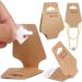 Femtindo 200PCS Bracelet Display Cards | Sturdy Self-Adhesive Jewelry Packaging Cards for Small Business | Necklace Holder for Keychains, Earrings, Hair Bands | 1.8x4.7 inches Brown - Buy Online on GoSupps.com