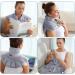 REVIX Microwavable Heating Pad for Neck Shoulders and Back | Weighted Neck Wrap with Moist Heat | Light-Gray - Buy Online on GoSupps.com