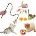 SUPJADE Cat Kitten Toys Interactive-Feather-Toys- 37Pcs Kitten Mice Toys Sets for Indoor Cats Kitten Tunnel Mice Mouse Wand Springs Teaser Toys Kitty (1#) - Buy Online on GoSupps.com