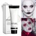 SVCEQZE White Clown Makeup Liquid Foundation Matte Fluid 37ml Anti-Streak Long-Lasting for Adults and Children Party Stage Halloween Cosplay