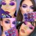 DE'LANCI Hawaii Blueberry Purple Eyeshadow Palette- 12 Shades, Ultra Pigmented Matte & Shimmer, Professional Mini Makeup Pallet - Buy Online on GoSupps.com