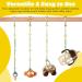 Shop BPA-Free Baby Toy Accessories: Silicone Cup Catcher & Pacifier Chain (4-Pack) for Strollers & Car Seats - Buy Online on GoSupps.com