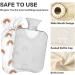 Naanle Watermelon Rainbow Hot Water Bottle - 1L with Cover for Pain Relief & Cold Therapy | Transparent Hand & Foot Warmer for Bed - Buy Online on GoSupps.com