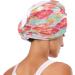 Abstract Summer Flowers Dry Hair Cap | Quick Drying Towel Set with Button Headband | Super Absorbent Soft & Comfortable - International Shipping Available - Buy Online on GoSupps.com