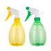 Pack of 2-16 Oz Empty Plastic Spray Bottles - Attractive Vibrant Colors - Multi Purpose Use Durable Random color BPA Free Material (16.9 OZ(500ML)2bottles) 16.9 Ounce(500ML)2bottles