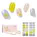NAILOG Semi Cured Gel Nail Strips 34 pcs Salon-Quality Gel Nail Stickers Long Lasting Nail Wraps for Women with Soft Gel Finish (Feeling Good)