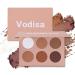 Vodisa Contour Palette - Professional Matte Highlighting Bronzer Powder Kit for Long-Wear and Lightweight Blend with Mirror - Highly Pigmented Makeup Pallet - Buy Online on GoSupps.com
