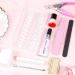 Lnhgh Gel Extension Nail Kit Artificial Extension Nail Set With Tips For Girls | With Nail Gel Nail Paint Brush Nail Scrub Strip Nail Scissors Nail Tips Nail Lamp Transparent Tips Nails Set - Buy Online on GoSupps.com