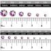 Ronomia Flatback Rhinestones Glass Diamantes Gems for Clothes Shoes Nail Art Crafts Decoration (ss20 4.8mm 1440pcs Colorful) Colorful SS20/4.8mm - Buy Online on GoSupps.com