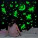 Glow in The Dark Unicorn Fairy Butterfly Wall Decals - Fluorescent Adhesive Stickers for Nursery Girls Bedroom - Home Decoration - Buy Online on GoSupps.com