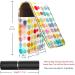 Shop Stylish Leather Lipstick Case with Mirror | Mini Lip Gloss Organizer - Colorful Dots Design | International Shipping Available - Buy Online on GoSupps.com