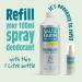 Salt of the Earth Natural Unisex Deodorant Spray Unscented Refill 1 Litre - Buy Online on GoSupps.com