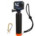 Waterproof Floating Hand Grip Compatible with GoPro Hero 11 10 9 8 7 6 5 4 3+ 2 1 Session Black Silver Handler & Handle Mount Accessories Kit for Water Sport and Action Cameras (Orange)