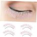 Angoily 10 Pairs 3d Fake eyelashes false eyelashes extensions eyelashes false eyelashes extend Imitation 5d faux lashes cosplay multicolor fake lashes make up eyelash gradient - Buy Online on GoSupps.com