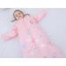 Chilsuessy Baby Winter Sleeping Bag 2.5 Tog | Toddler Wearable Blanket 3-6 Years | Adjustable Length & Removable Sleeves | Pink Rabbit Pattern - Buy Online on GoSupps.com