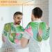 Shop Beard Bib Apron - Non-Stick Waterproof Hair Catcher for Men | Flamingo Flowers Leaf Design | Perfect for Shaving & Grooming - Buy Online on GoSupps.com