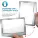 MagniPros 3X Large Ultra Bright LED Page Magnifier with 12 Anti-Glare Dimmable LEDs(Evenly Lit Viewing Area & Relieve Eye Strain)-Ideal for Reading Small Prints & Low Vision Seniors with Aging Eyes Silver - Buy Online on GoSupps.com