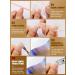 Kalolary 20PCS Luminous Glitter Gel Nail Polish Strips - Glow in the Dark Waterproof Nail Wrap Stickers (White) - Includes Nail File and Stick - Buy Online on GoSupps.com