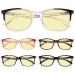 Eyekepper 5-pack Blue Light Filter Glasses Women - Fashion Computer Reading Glasses Yellow Tinted +2.00 Blue Light Blocking-b60-5 Pairs 2.0 x