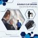 Covert Air Tube Earpiece for Motorola Walkie Talkies - Big PTT, Compatible with CP185 CP200 CP200d GP300 GP2000, 2 Way Radios - Security Two Way Radio Headset with Mic (1 Pack) - Buy Online on GoSupps.com