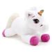 Zappi Co Ultra Soft Pink White Unicorn Plush Toy (36cm Length) - 100% Recycled Eco-Friendly Newborn Gift Realistic Lifelike