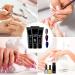 Nail Extension Gel - 3-Color Glitter Manicure Gel Kit | Beauty Accessories for Strengthening and Enhancing Nails | Manicure Polish Art Design Extension for Women and Girls - Professional - Buy Online on GoSupps.com