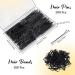200 Hairpins & 100 Hair Ties Set | Stable Updo Accessories | Metal Wedding Hair Clips for Women & Girls | Black Hair Needles for Hairdressing - Buy Online on GoSupps.com