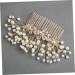 DOITOOL Bridal Hair Comb Metal Hair Clips Crystal Hair Comb Gold Flower Hair Comb Side Hair Combs Wedding Bridal Hair Accessory Wedding Hair Clips Bride Accessories Rhinestones - Buy Online on GoSupps.com