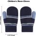 QKURT Toddler Knitted Mittens - 3 Pairs - Thick Fleece Lined Full Finger Gloves for Boys and Girls - Buy Online on GoSupps.com