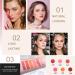 Mothers Day Gift: Liquid Cream Blush Set for Cheeks - Long-Wearing, Waterproof, Lightweight - Natural & Dewy Finish - 0.81 Fl Oz - Buy Online on GoSupps.com