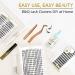 72 D Curl B&Q Lash Clusters | Natural DIY Soft Fluffy Eyelash Extensions - UK-FD-B48-D-8-16MIX - Buy Online on GoSupps.com