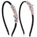 WLLHYF 1920s Crystal Rhinestone Flower Headbands 2 Pack - Sparkly Vintage Hairbands for Women - Fashion Jewelry Accessories for Wedding and Bride - Buy Online on GoSupps.com
