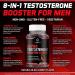 8in1 Testosterone Booster Gummies for Men - Tongkat Ali Fenugreek & Ashwagandha - Enhance Libido & Hormonal Balance - Non-GMO USA Made - 120 Black Cherry Gummies - Buy Online on GoSupps.com
