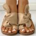 Bunion Splint Flat Sandals for Women - Brown, Size 8 | Comfy Orthopedic Flip Flops for Plantar Fasciitis/Hallux Valgus - Buy Online on GoSupps.com