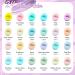Caliart Pastel Acrylic Paint Set with 12 Brushes - 24 Colors (59ml/2oz) for Artists, Students, Kids - Halloween Painting Supplies Kit - Buy Online on GoSupps.com