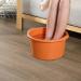 Colcolo Foot Bath & Spa Pool - Durable Foot Soak Bucket with Handles for Home Pedicure - 27.9 x 19.1 cm Orange - Buy Online on GoSupps.com