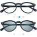 YEIN Bifocal Reading Glasses - Photochromic Gray Sunglasses | 0.00/+1.50 Magnification for Men & Women - Stylish 01-2123 Navy Gray 1.5x - Buy Online on GoSupps.com