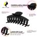 Chic & Sleek 4 Inch Hair Claw Clip for Thick Hair - Strong Hold Non-Slip Styling Accessory for Women & Girls (Black) - Buy Online on GoSupps.com