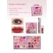 Buy Rose Girl Theme Eyeshadow Palette Set - 28 Colors Lipstick Brush & Lip Liner - Waterproof & Smudge-Proof | KEVIN&COCO - Buy Online on GoSupps.com