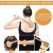 Extra Wide Bamboo Back Scratcher - Long Handle Wooden Massager for Back Neck & Legs - Perfect Gift for Dad & Adults (40cm) - Buy Online on GoSupps.com