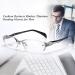 Fashion Rimless Reading Glasses for Men - Blue Light Filter Computer Glasses with Titanium Frame (2.75x) - Buy Online on GoSupps.com